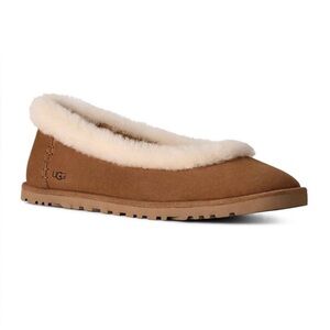 NEW Ugg Australia Women Zora Ballet Flats Sz 9 chestnut